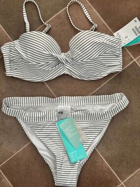 H&M balconette bikini set NWT